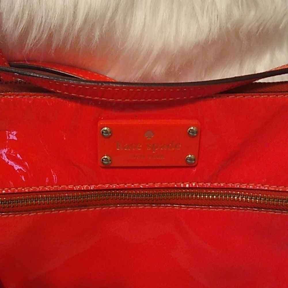 Kate Spade NY Flicker Tenley Neon Orange Bag. - Picture 2 of 6